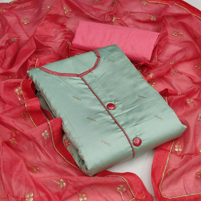 green-festive-wear-embroidered-work-glass-cotton-dress-material-116331