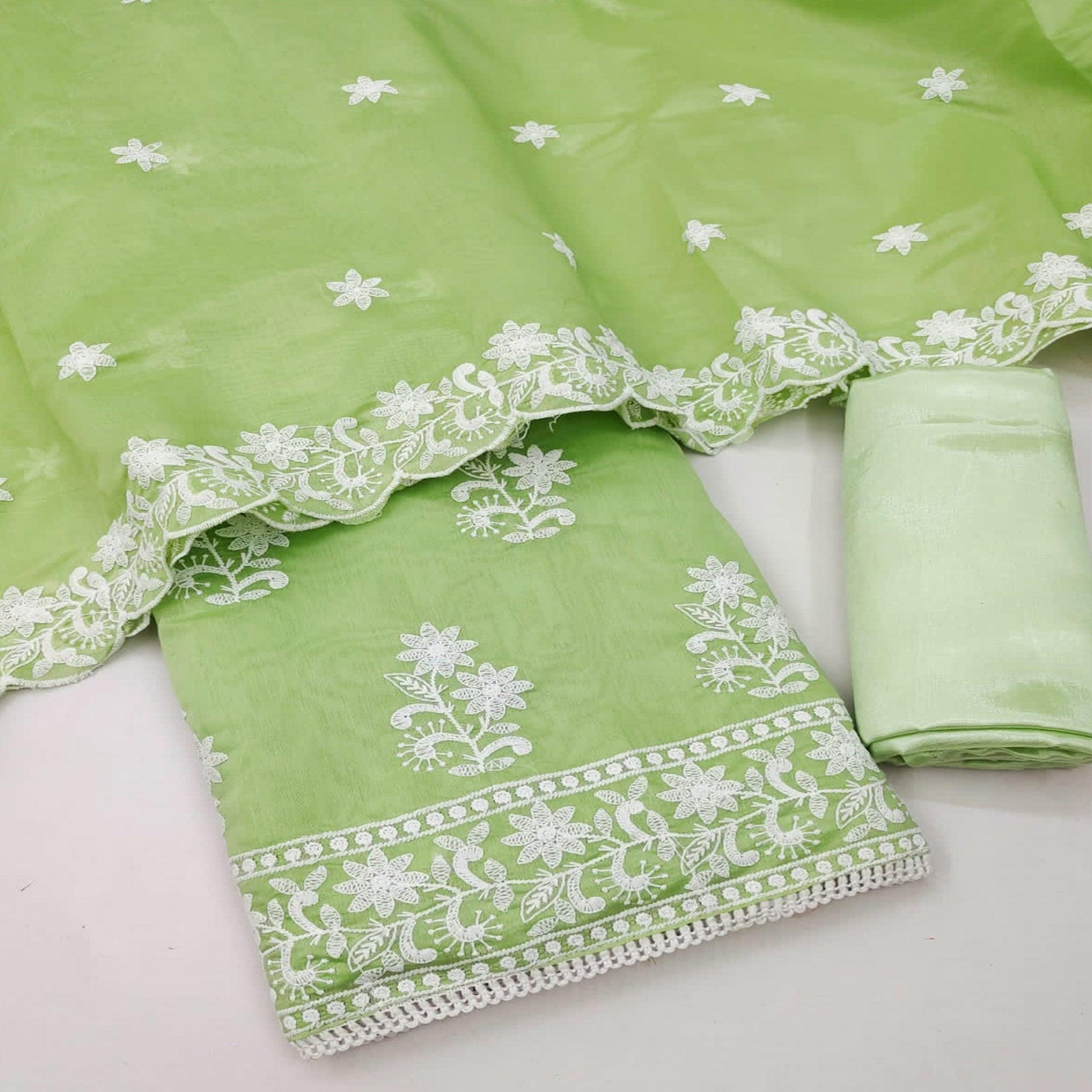 green-casual-wear-floral-embroidered-chanderi-cotton-dress-material-138351