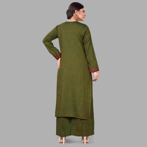 green-casual-wear-floral-embroidered-silk-two-tone-palazzo-suit-105655