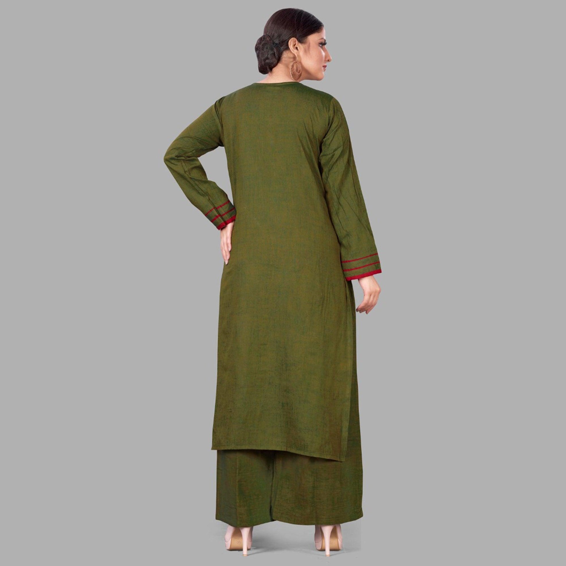 green-casual-wear-floral-embroidered-silk-two-tone-palazzo-suit-105655