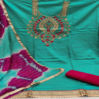 green-festive-wear-floral-embroidery-with-hand-work-glass-cotton-dress-material-108834