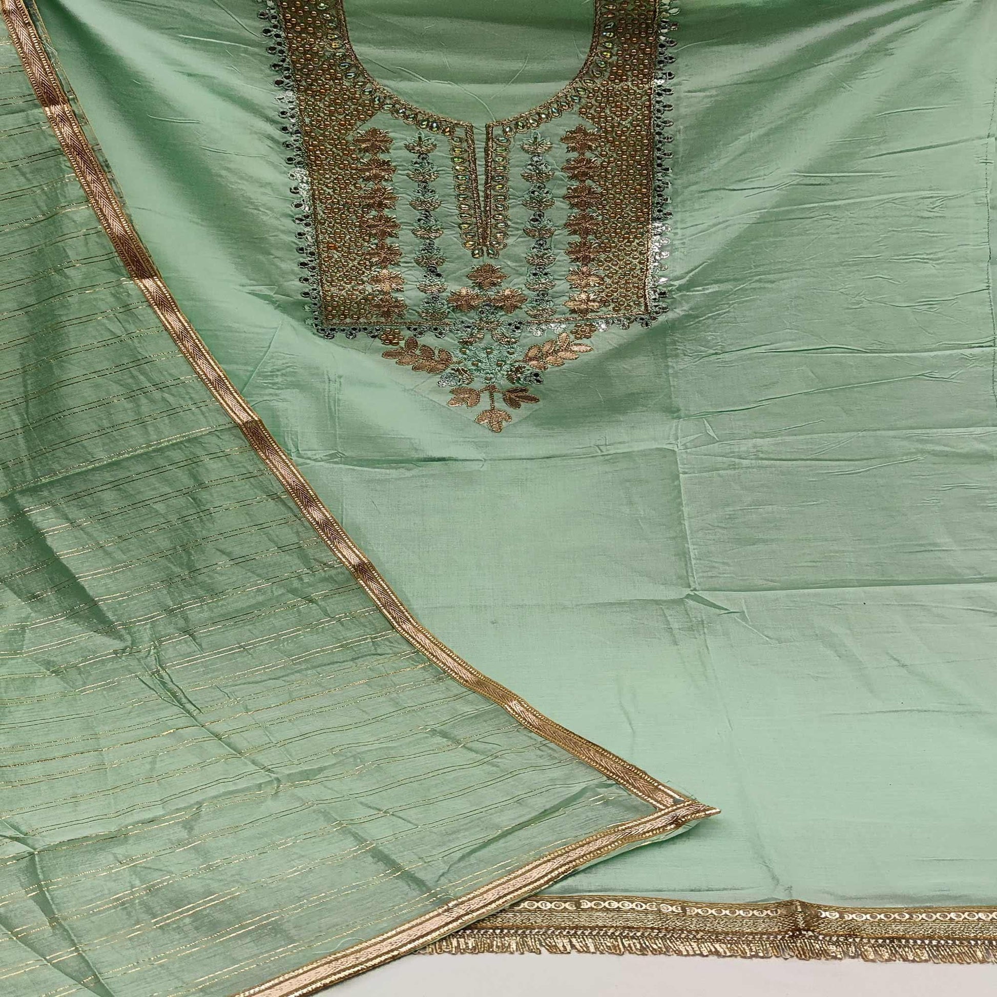 green-festive-wear-floral-embroidery-with-hand-work-modal-chanderi-dress-material-108825
