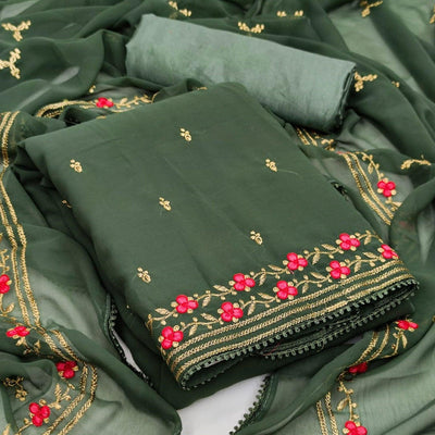 green-festive-wear-floral-embroidery-work-georgette-dress-material-108397