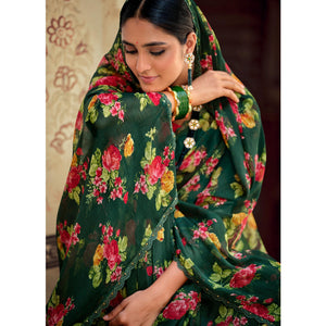green-casual-wear-floral-printed-alfino-saree-with-fancy-diamond-lace-128153