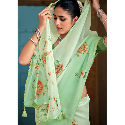 green-casual-wear-floral-printed-heavy-organza-silk-saree-126603