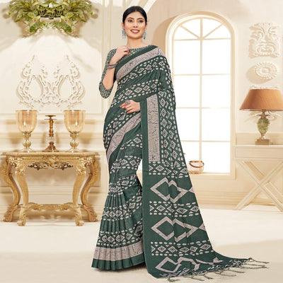 green-casual-wear-printed-art-silk-saree-141008