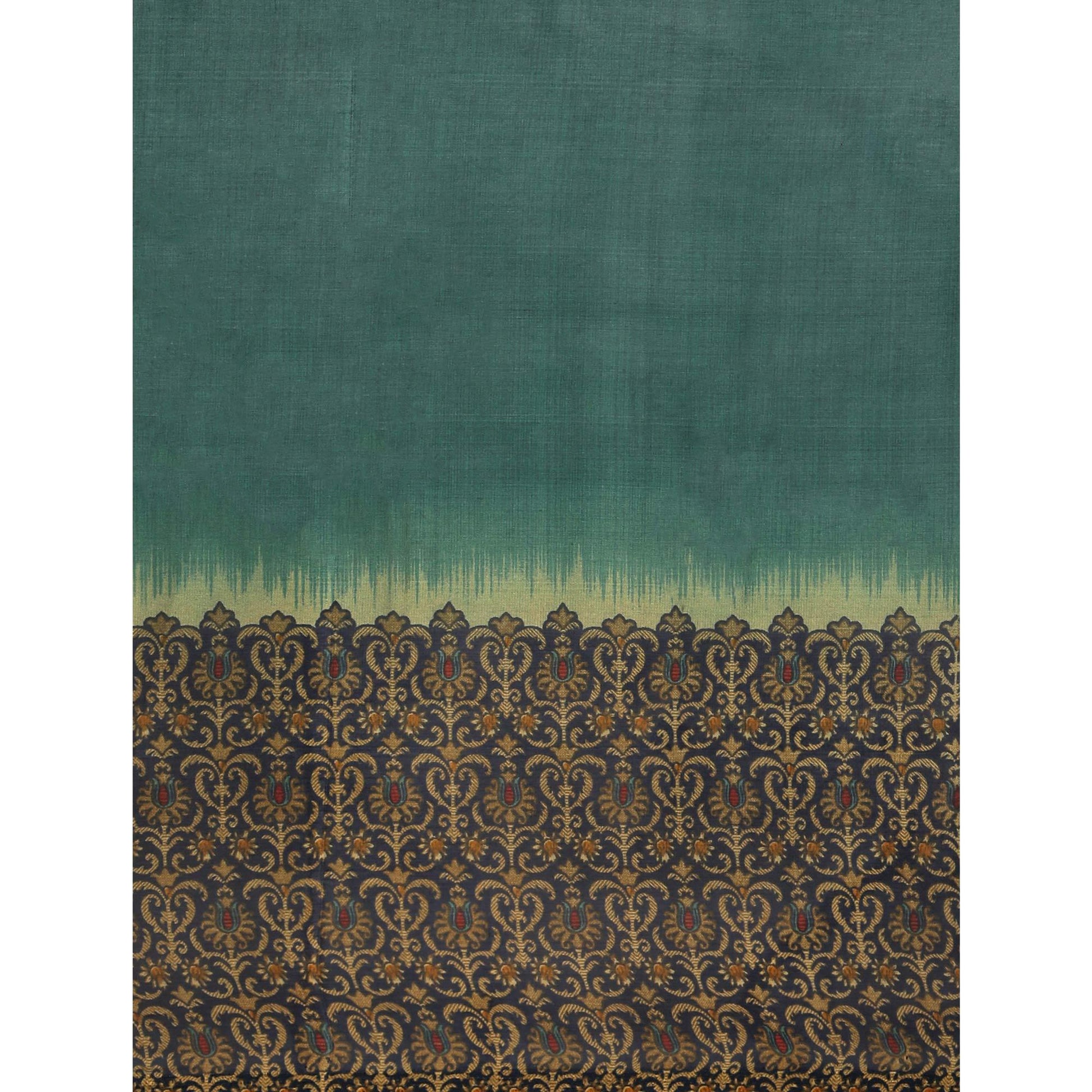 green-casual-wear-printed-art-silk-saree-140404