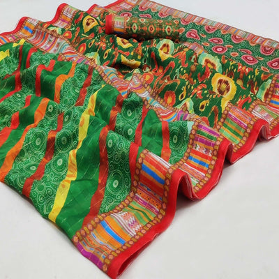 green-casual-wear-printed-cotton-silk-saree-141925