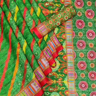 green-casual-wear-printed-cotton-silk-saree-141925
