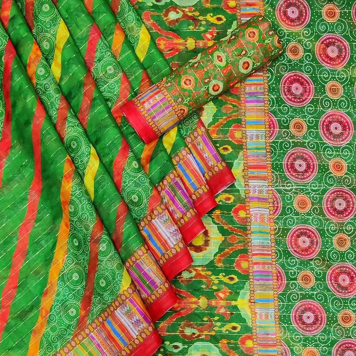 green-casual-wear-printed-cotton-silk-saree-141925