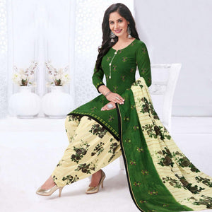 green-casual-wear-printed-leon-patiala-dress-material-125863