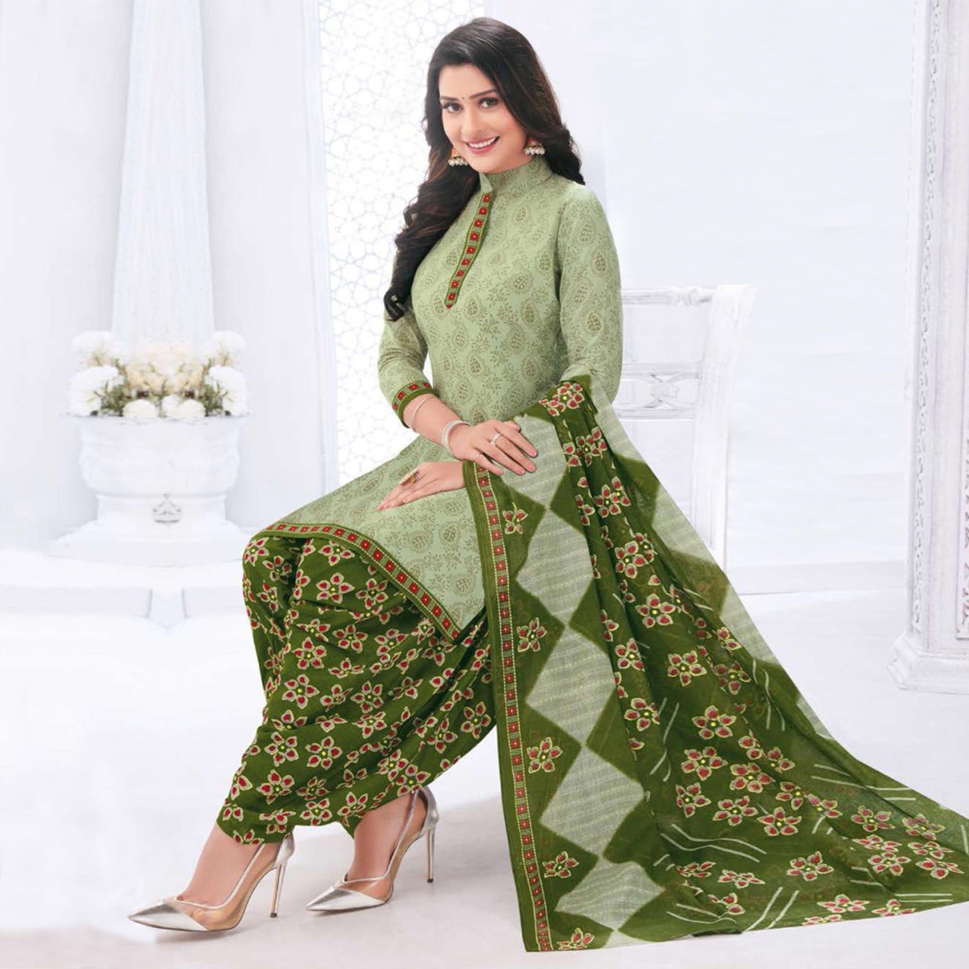 green-casual-wear-printed-leon-patiala-dress-material-125864