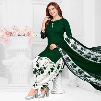 green-casual-wear-printed-leon-patiala-dress-material-140963