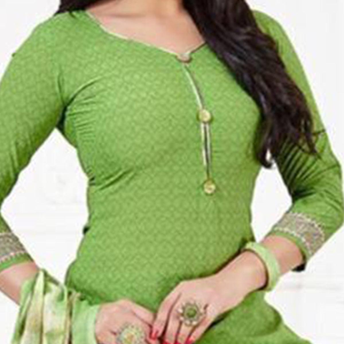 green-casual-wear-printed-leon-patiala-dress-material-111416