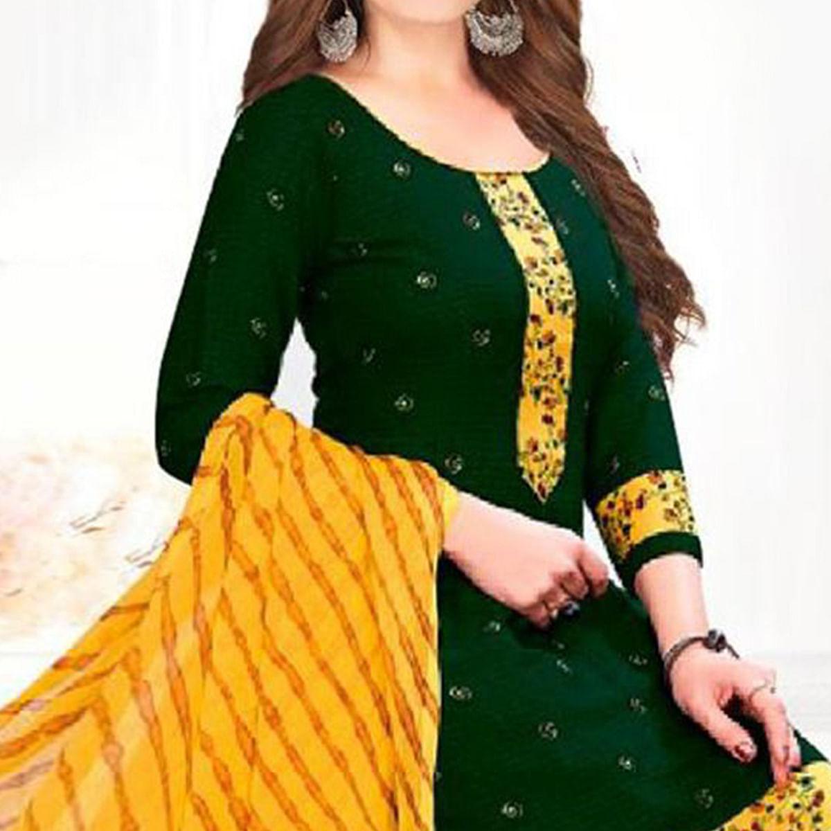 green-casual-wear-printed-leon-patiala-dress-material-140950