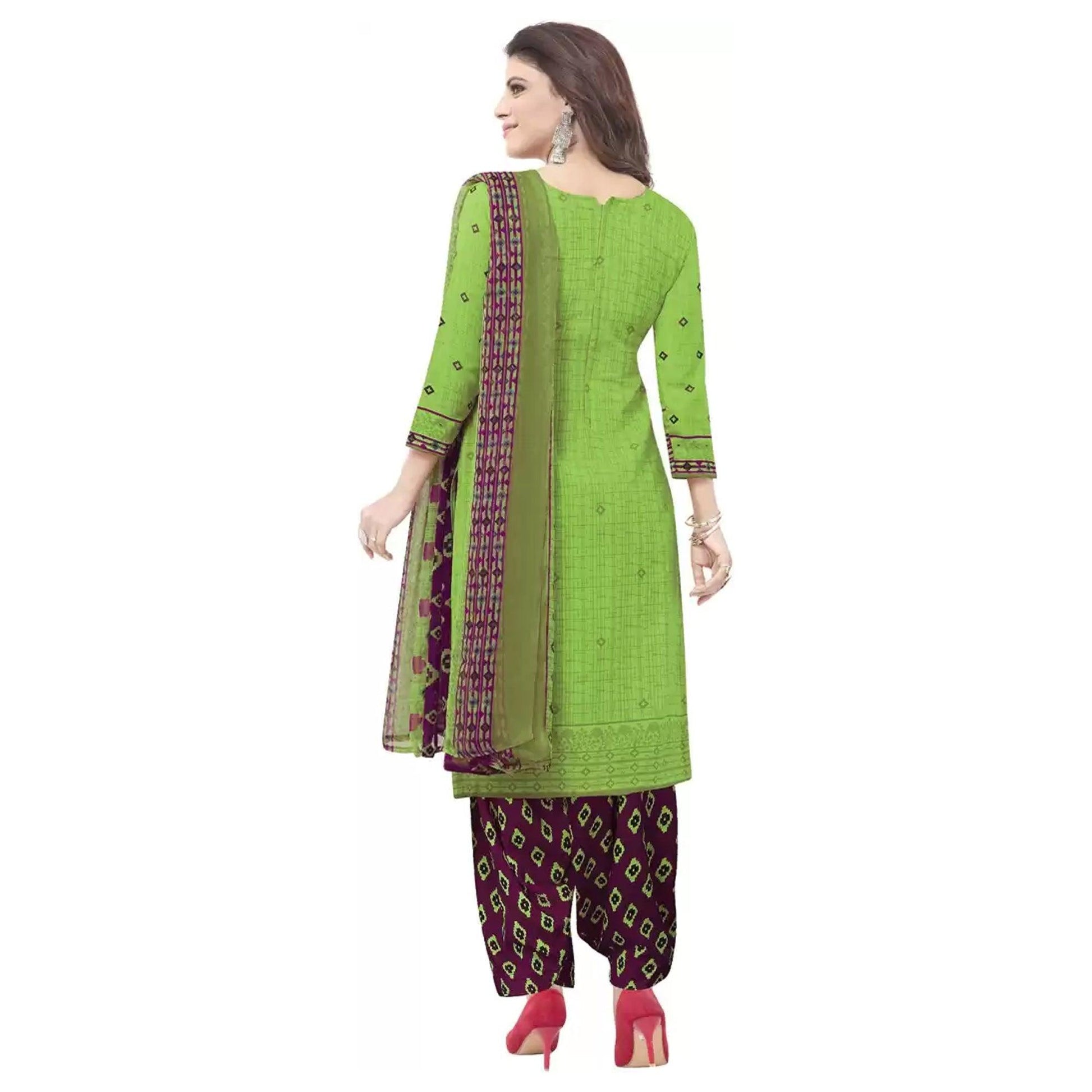 green-casual-wear-printed-leon-patiala-dress-material-132053