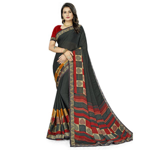 green-casual-wear-printed-rangoli-silk-saree-115470