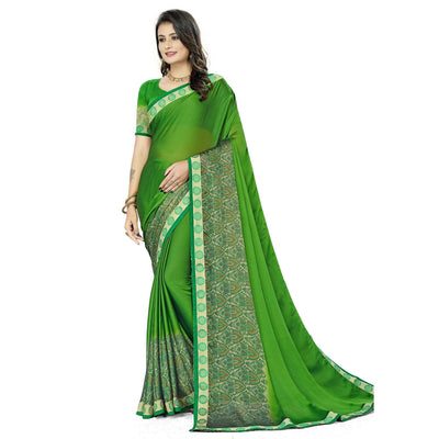 green-casual-wear-printed-rangoli-silk-saree-115462