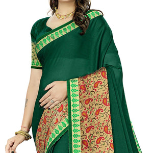 green-casual-wear-printed-rangoli-silk-saree-115458