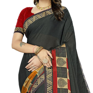 green-casual-wear-printed-rangoli-silk-saree-115470