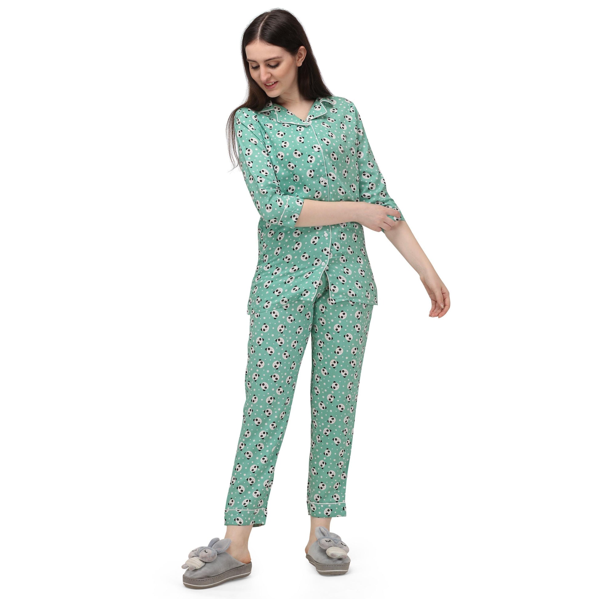 green-casual-wear-printed-rayon-night-suit-128336