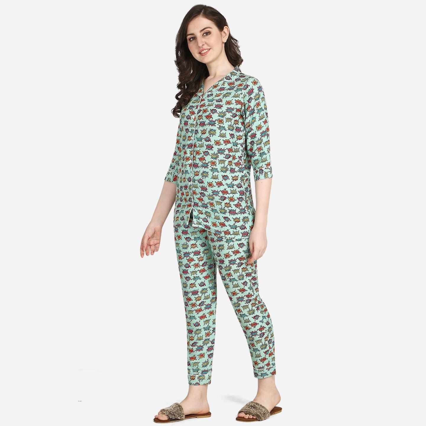 green-casual-wear-printed-rayon-night-suit-128325