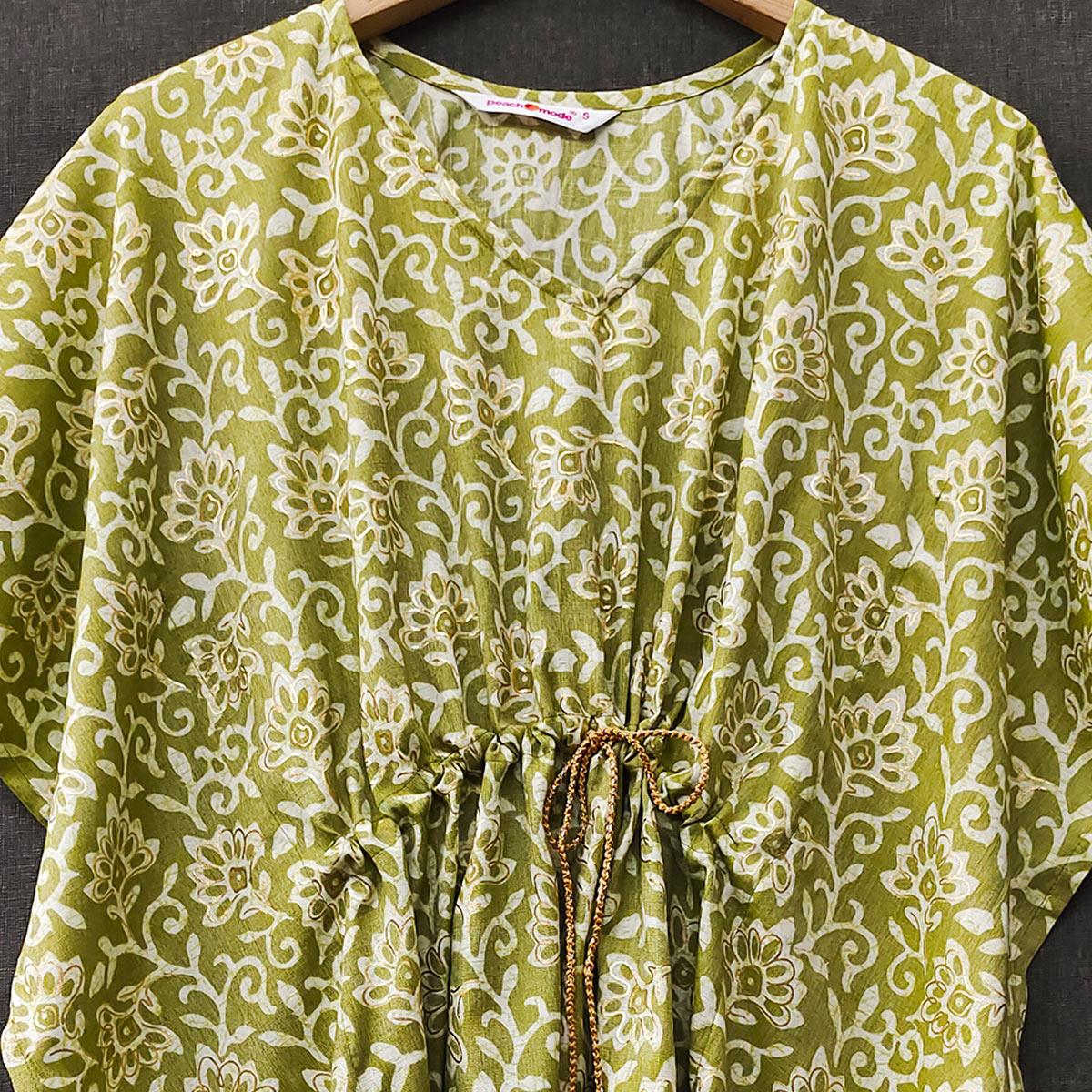 green-casual-wear-printed-rayon-top-140494