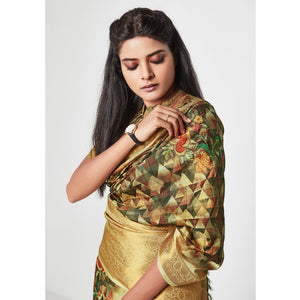 green-casual-wear-printed-soft-art-silk-saree-126762