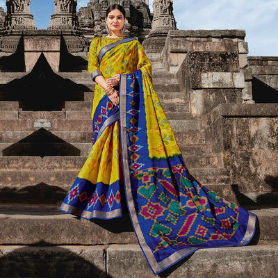 green-casual-wear-printed-tussar-silk-saree-112484