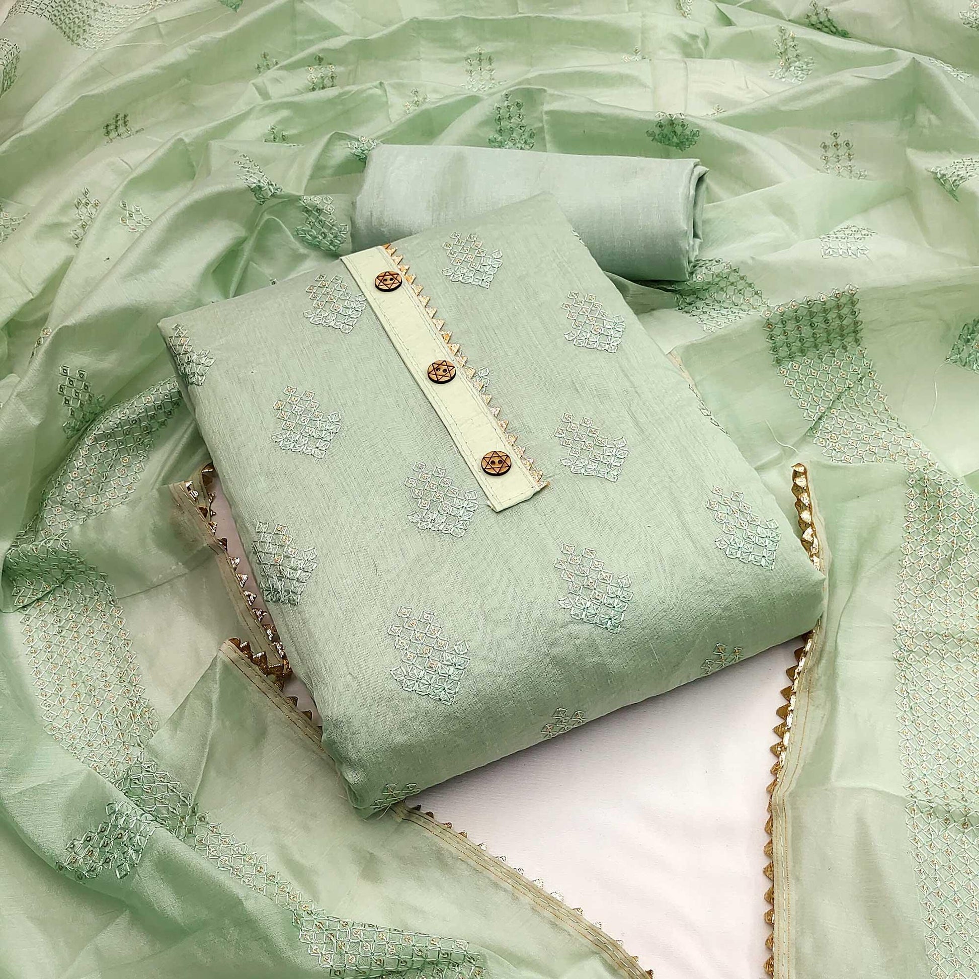 green-casual-wear-sequence-embroidered-chanderi-dress-material-139824