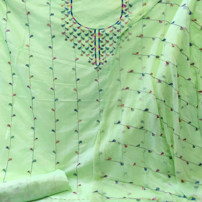 green-casual-wear-sequence-work-cotton-slub-dress-material-133043