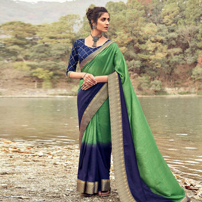 green-casual-wear-woven-vichitra-silk-saree-121535