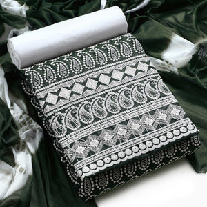 green-chikankari-work-poly-cotton-dress-material