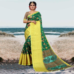 green-digital-printed-khaadi-saree-1