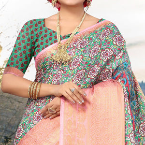 green-digital-printed-khaadi-saree