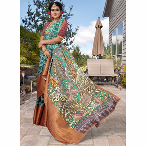 green-digital-printed-khaadi-saree-2