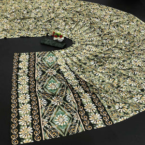 green-digital-printed-vichitra-silk-saree-145387