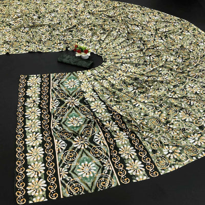 green-digital-printed-vichitra-silk-saree-145387