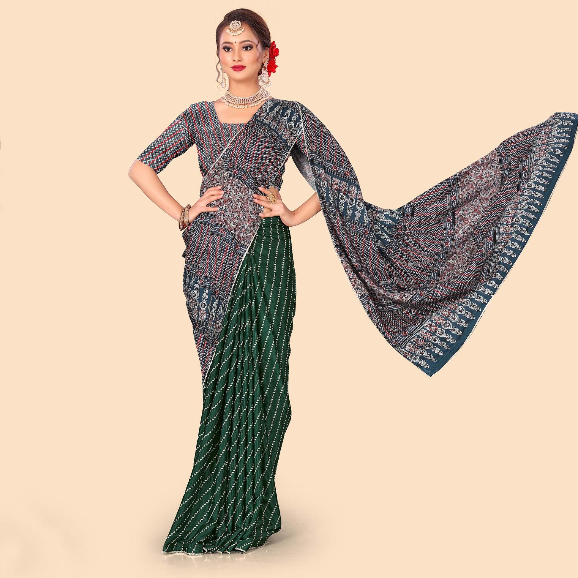 green-digital-printed-with-fancy-border-chiffon-saree