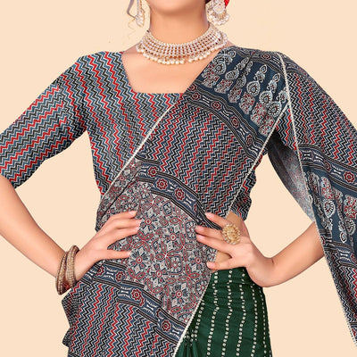 green-digital-printed-with-fancy-border-chiffon-saree