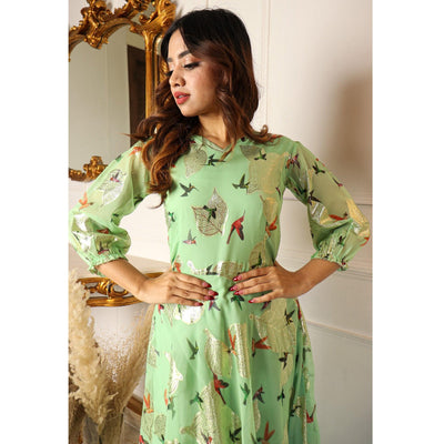 green-digital-sparrow-printed-jacquard-georgette-partywear-gown-138220