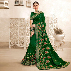 green-embellished-with-embroidered-art-silk-saree-143380