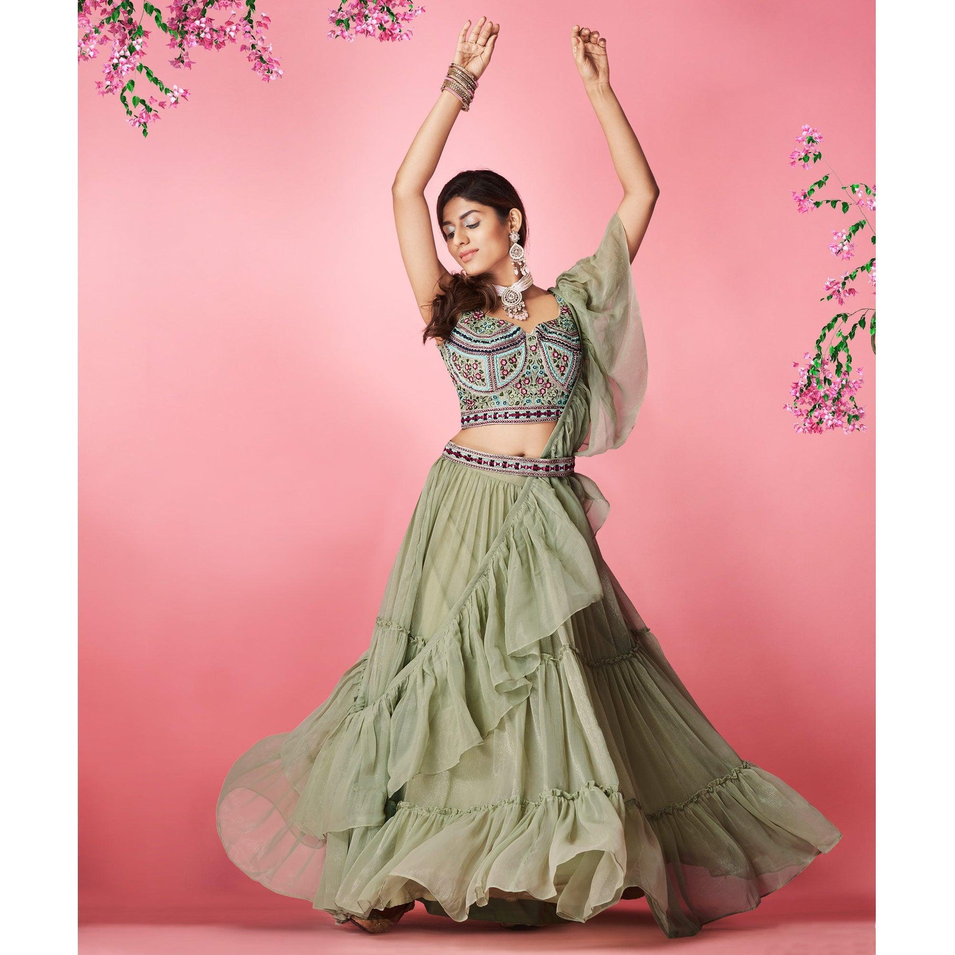 green-embellished-with-embroidered-chiffon-lehenga-choli-144397