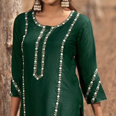 green-embellished-with-embroidered-muslin-kurti-pant-set-with-dupatta