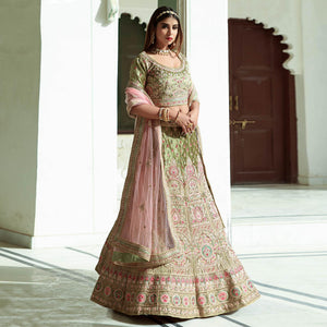green-embellished-with-embroidered-velvet-lehenga-choli-144410