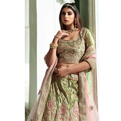 green-embellished-with-embroidered-velvet-lehenga-choli-144410