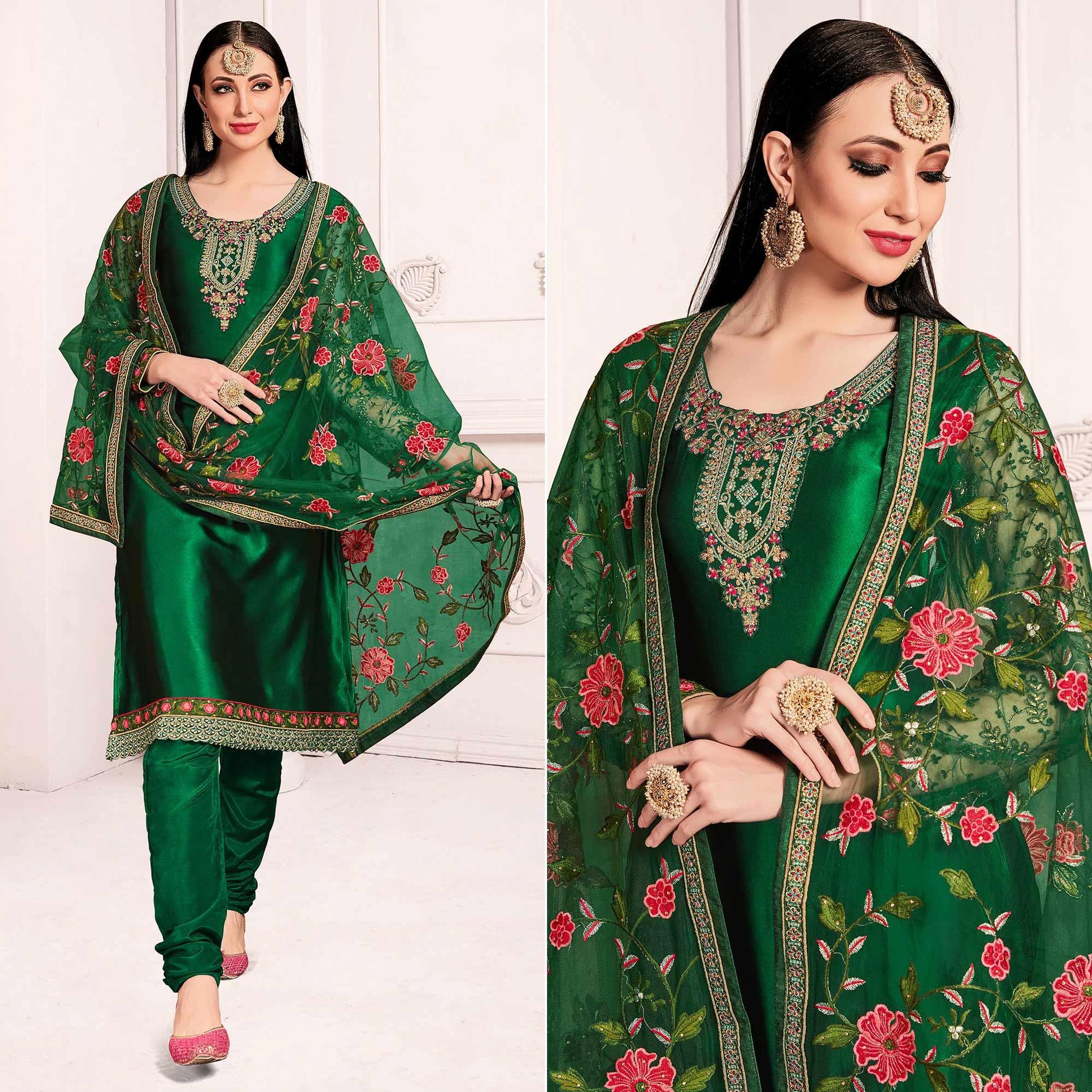 green-embroidered-embellished-satin-partywear-suit-139936