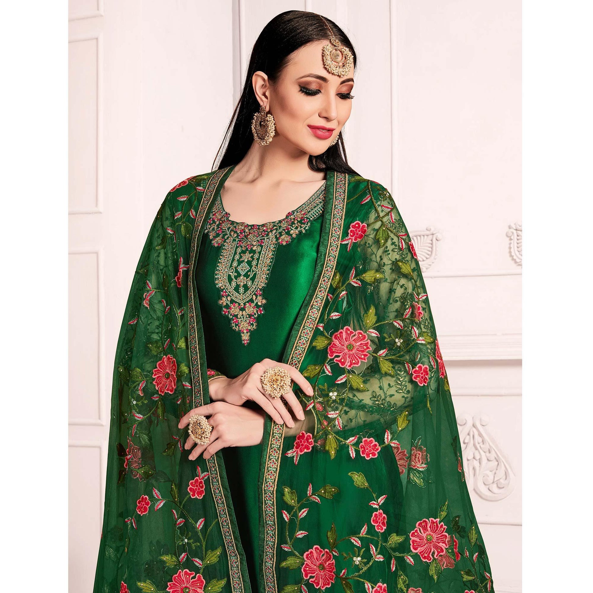 green-embroidered-embellished-satin-partywear-suit-139936
