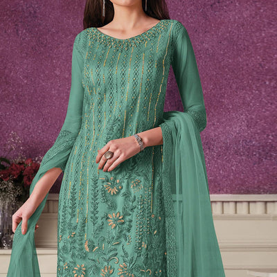 green-embroidered-butterfly-net-partywear-suit-137393