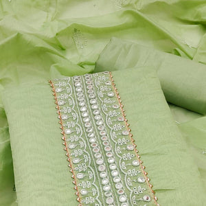 green-embroidered-chanderi-dress-material-143619